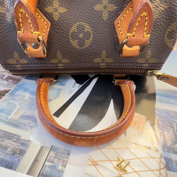 Louis Vuitton Mini Speedy Nano Duffle bag in Monogram LV Canvas Authentic - Picture 7 of 10